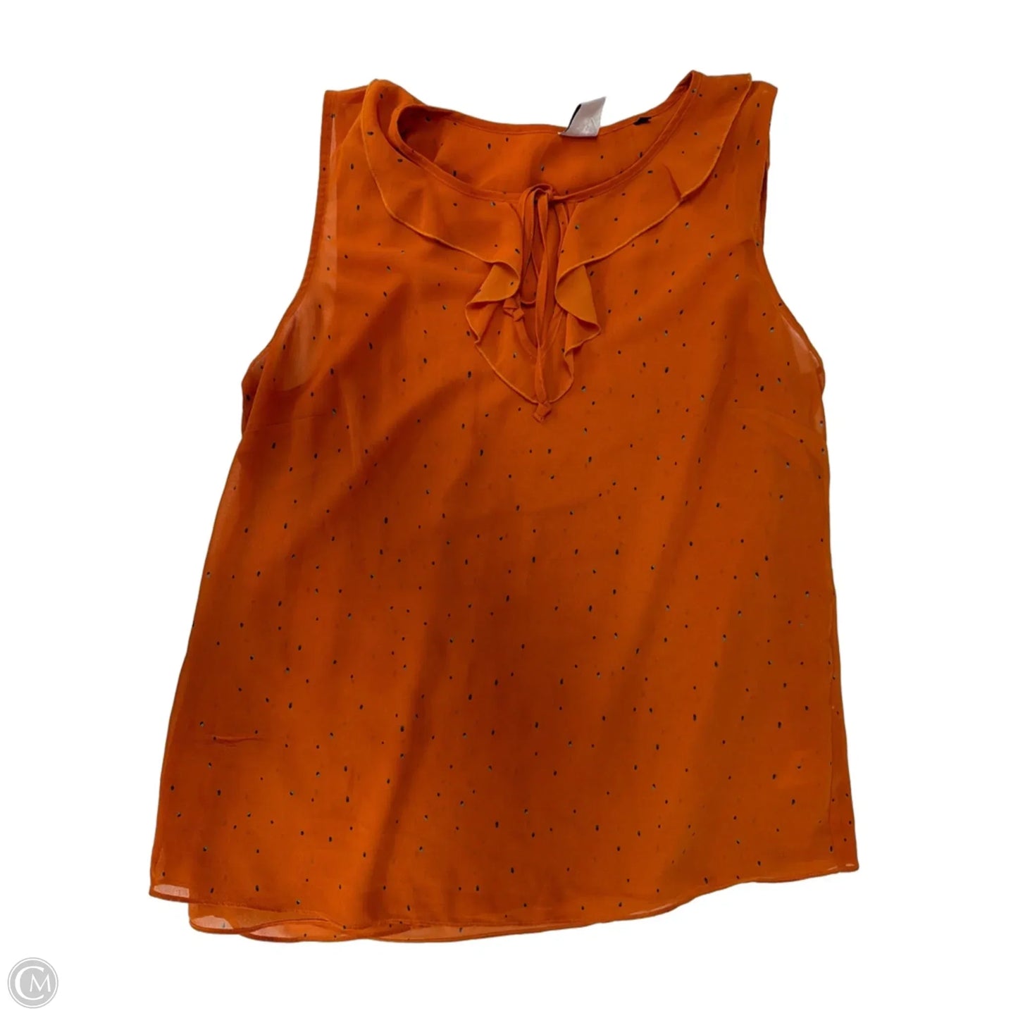 Top Sleeveless By Cabi In Orange, Size: L