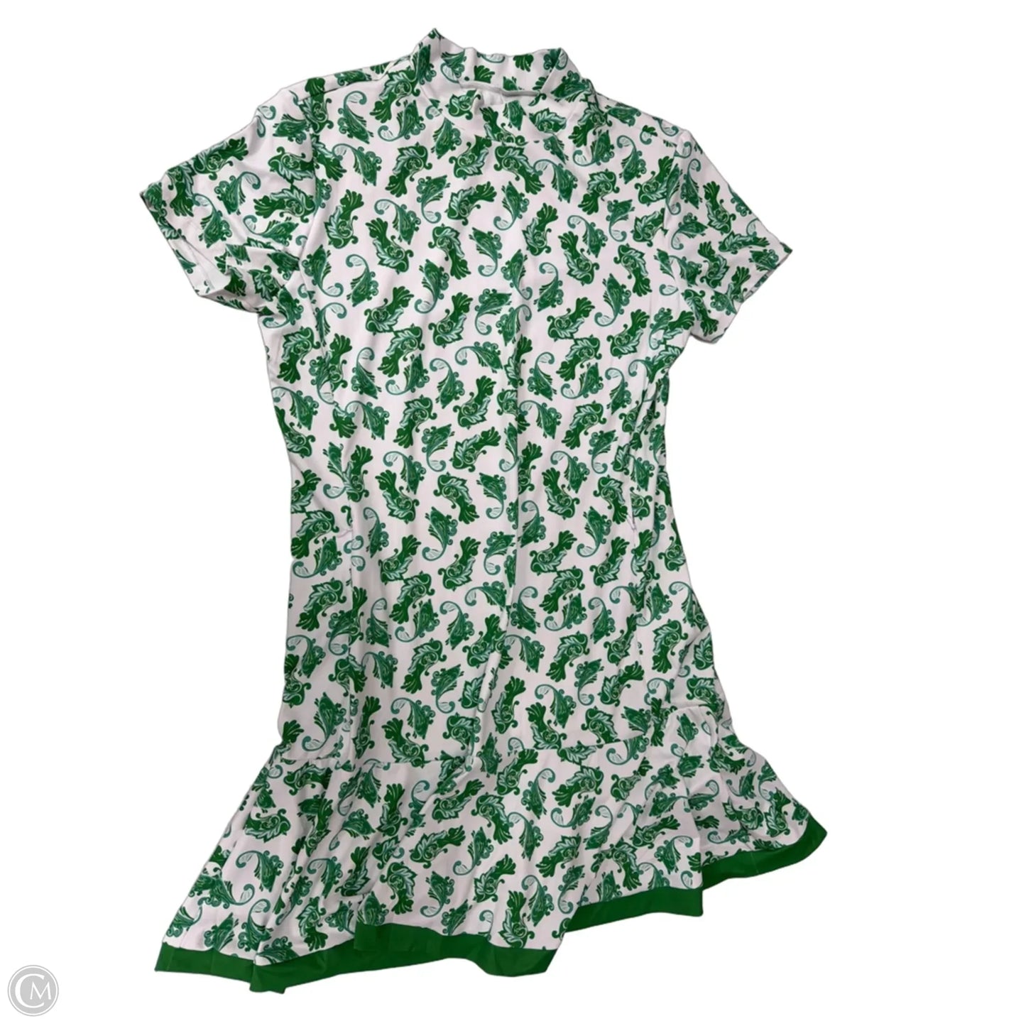Athletic Dress By Clothes Mentor In Green & White, Size: L