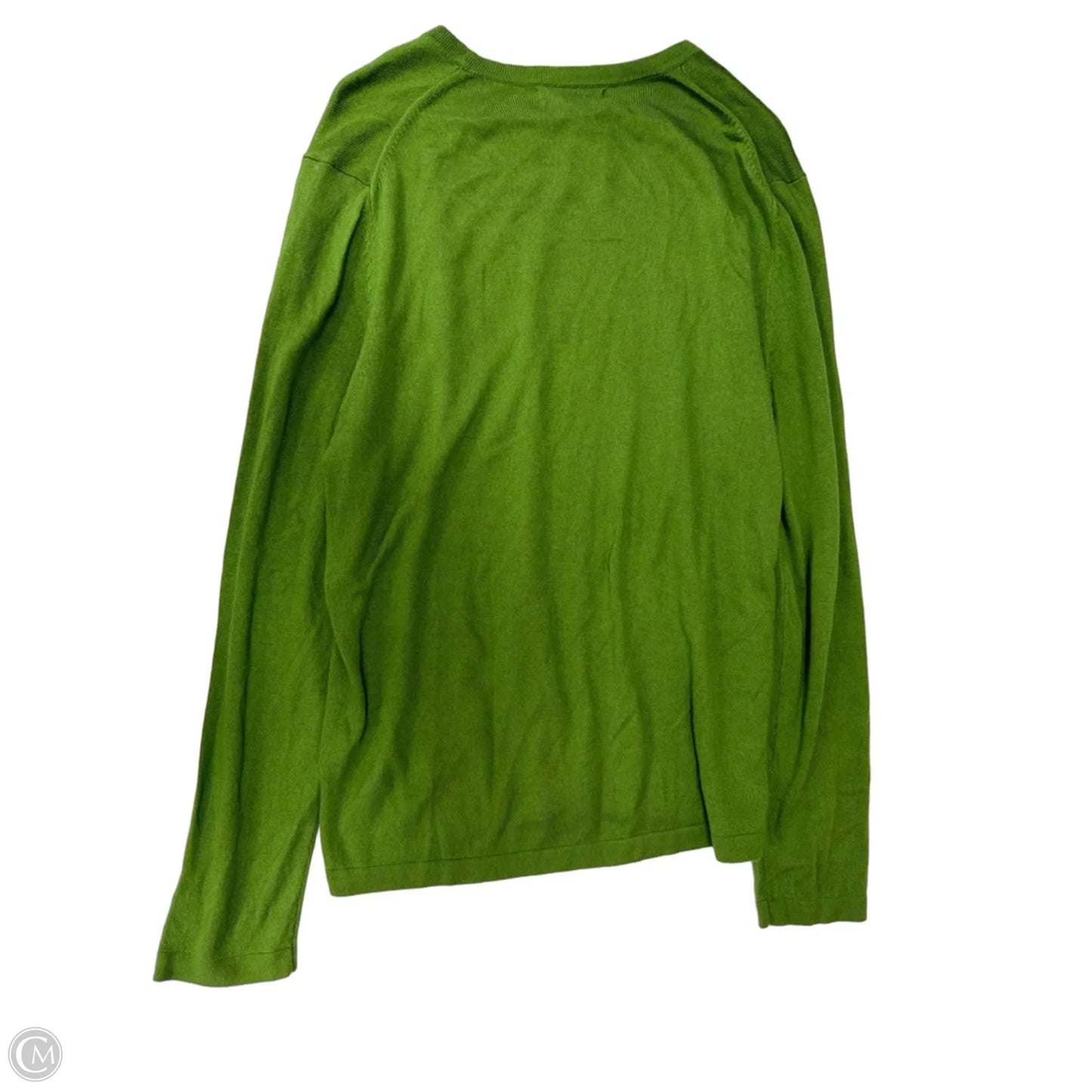 Top Long Sleeve By Banana Republic In Green, Size: L
