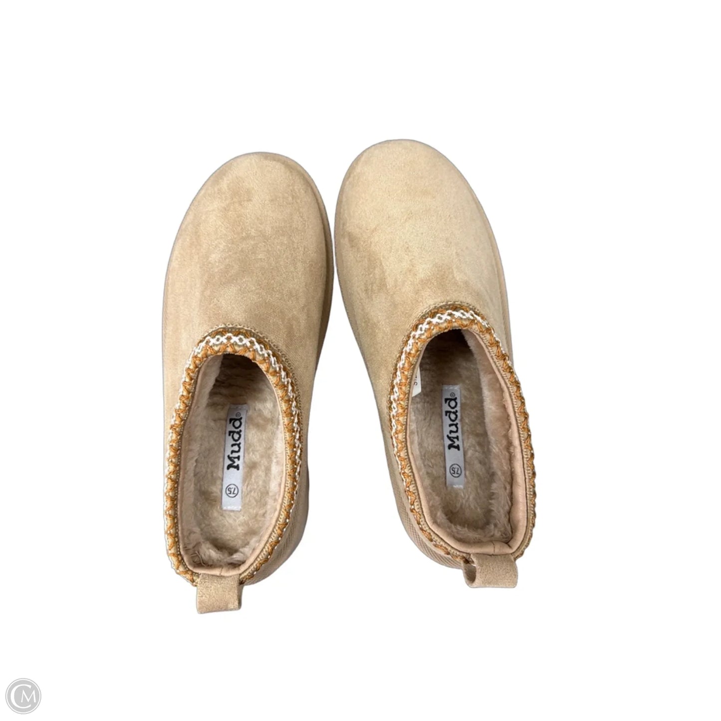 Shoes Heels Platform By Mudd In Tan, Size: 7.5
