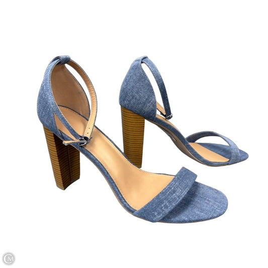 Shoes Heels Stiletto By Shoedazzle In Blue Denim, Size: 11