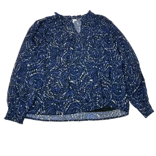 Top Long Sleeve By Maurices In Multi-colored, Size: 1x