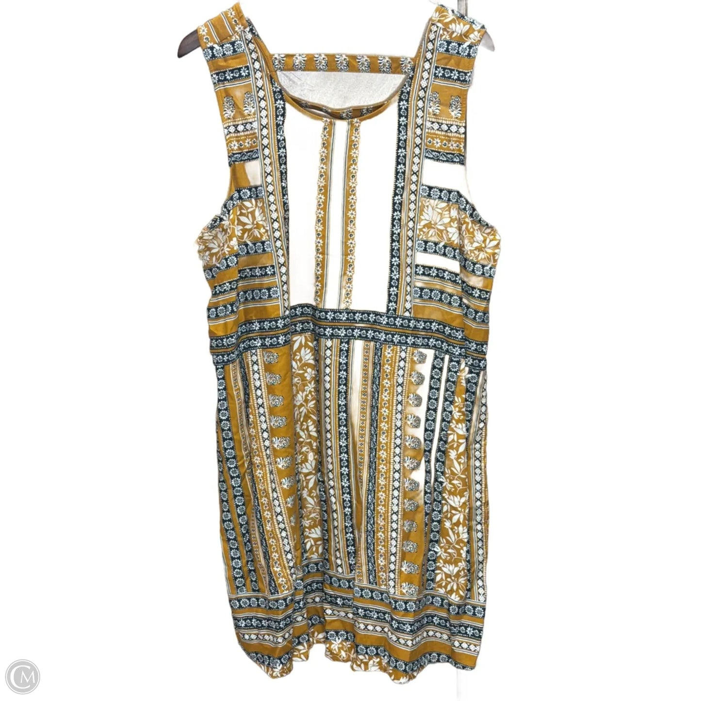 Dress Casual Short By Maurices In Yellow, Size: 2x