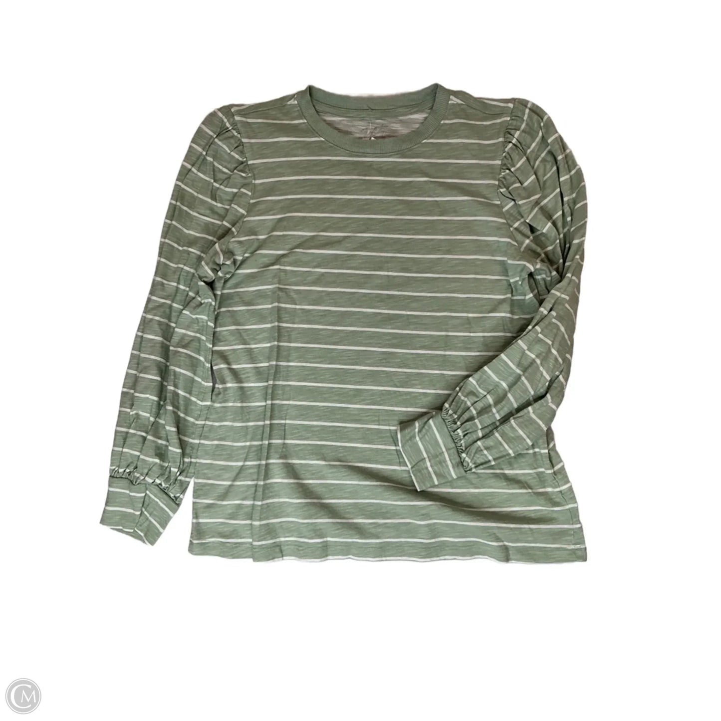 Top Long Sleeve By Maurices In Striped Pattern, Size: S