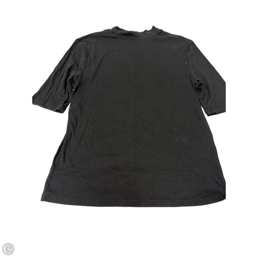 Top Short Sleeve By A New Day In Black, Size: L