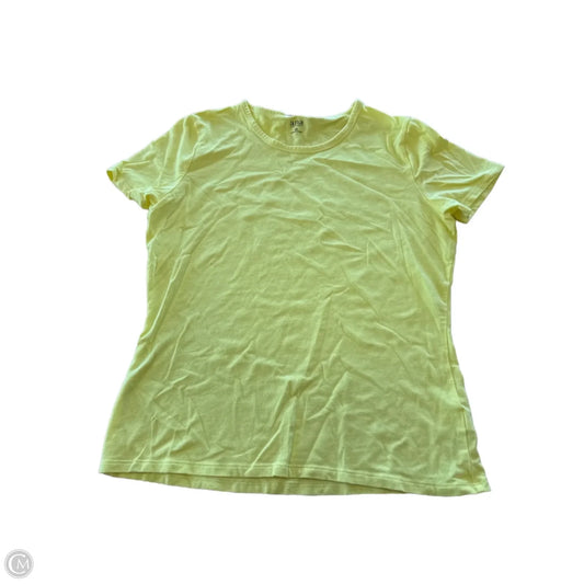 Top Short Sleeve Basic By Ana In Yellow, Size: M