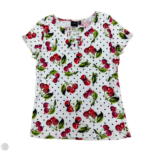 Top Short Sleeve By Rafaella In Multi-colored, Size: S