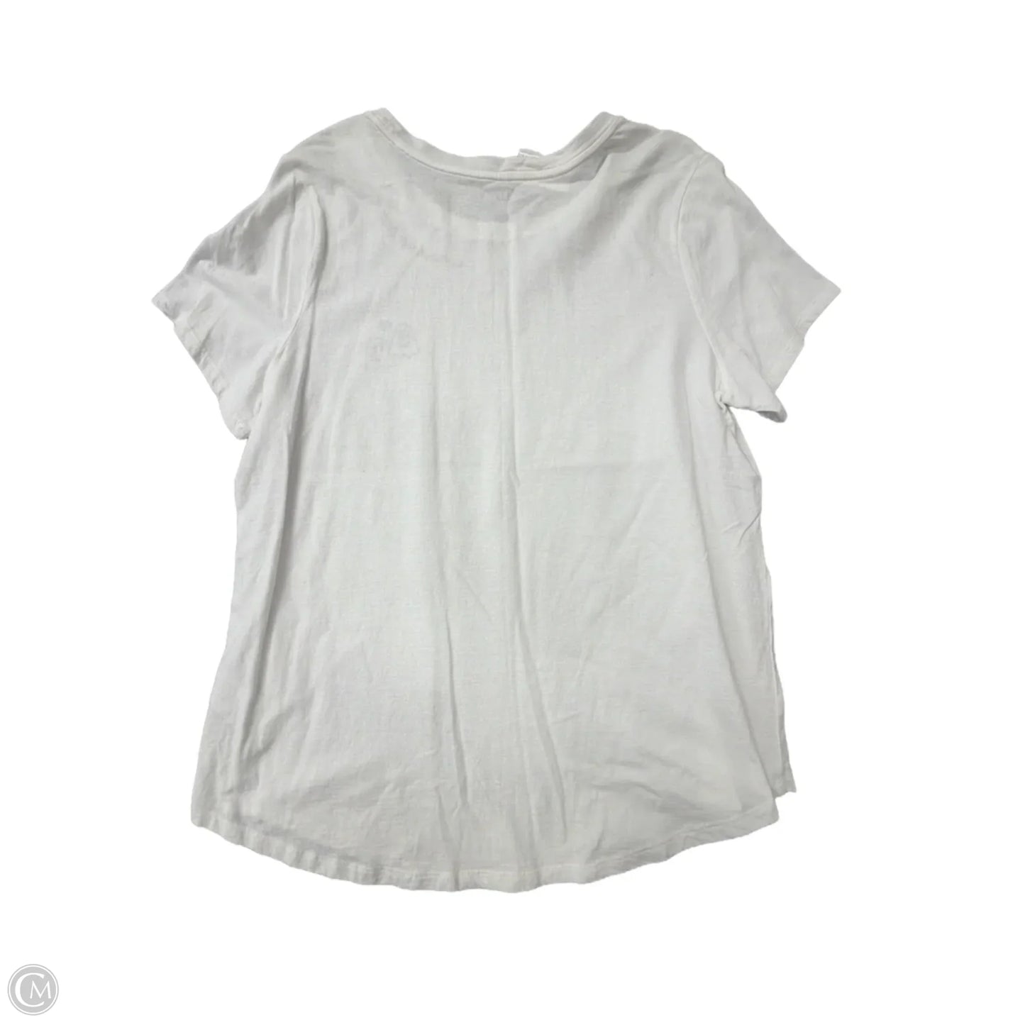 Top Short Sleeve By Old Navy In White, Size: Xl