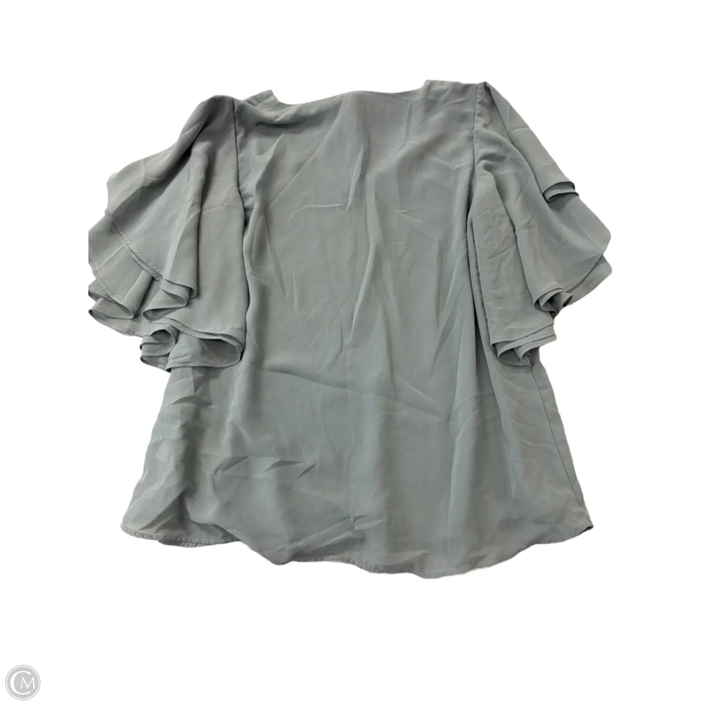 Top Short Sleeve By Zenana In Green, Size: L