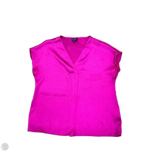Top Short Sleeve By Nicole Miller In Pink, Size: S