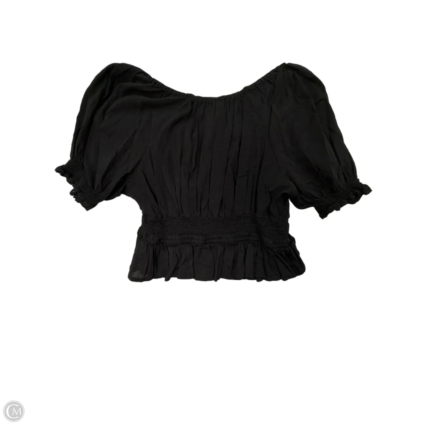 Top Short Sleeve By Old Navy In Black, Size: L