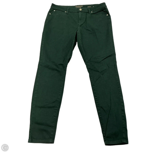 Jeans Skinny By Jennifer Lopez In Green, Size: 10