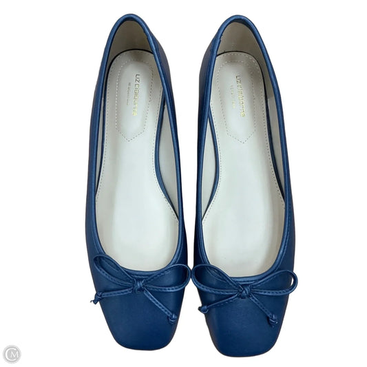 Shoes Flats By Liz Claiborne In Blue, Size: 9.5