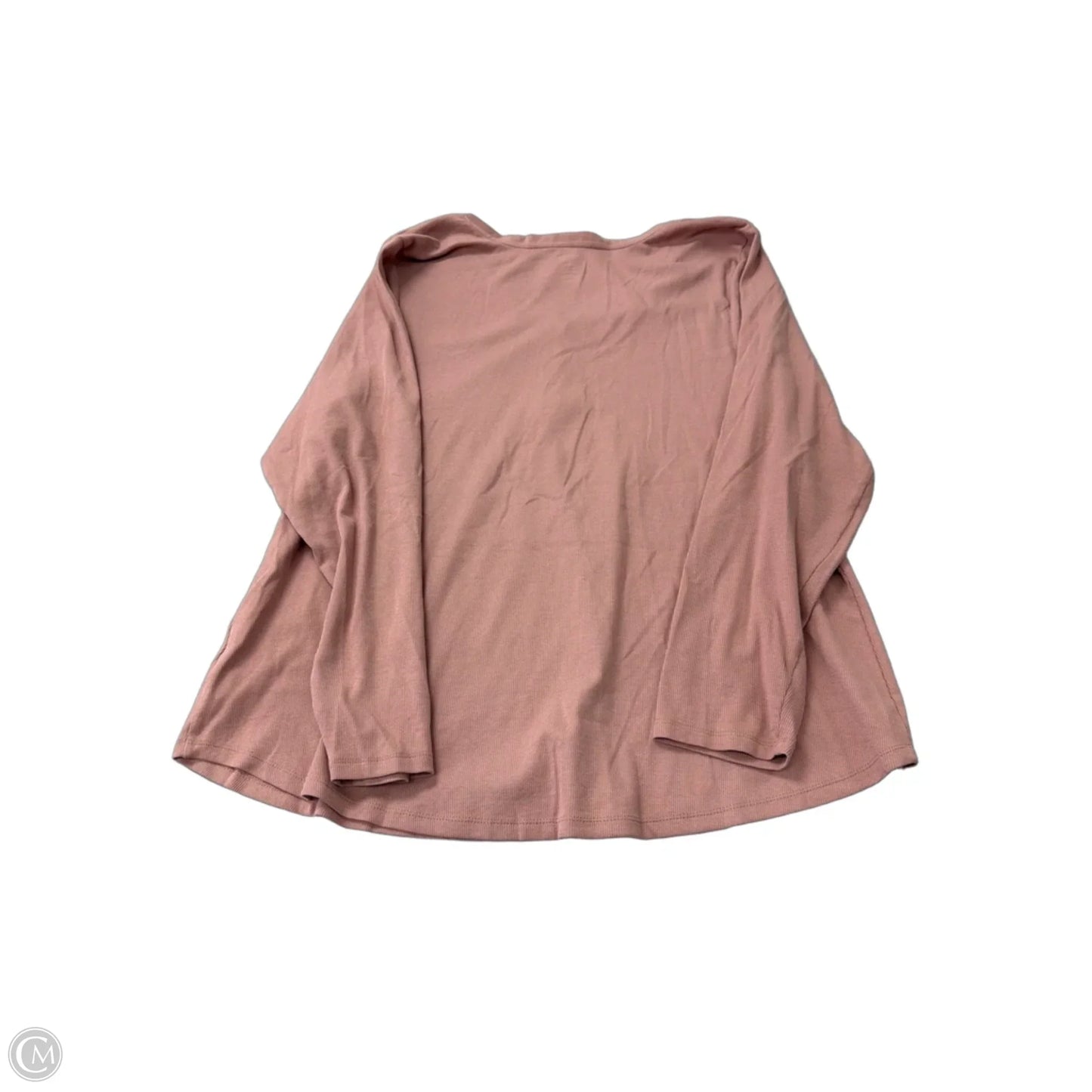 Top Long Sleeve By Sonoma In Pink, Size: 3x
