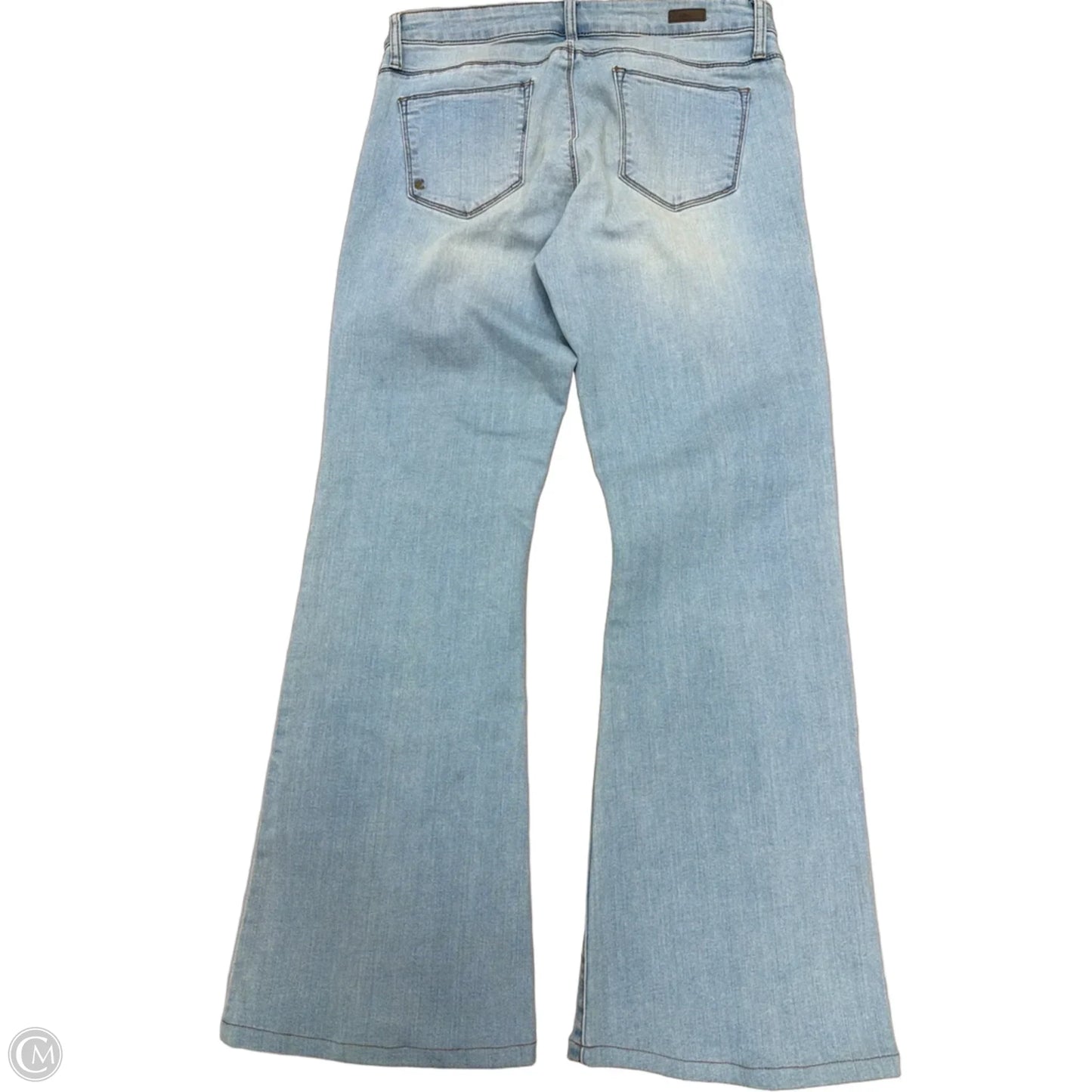 Jeans Flared By Kut In Blue Denim, Size: 10