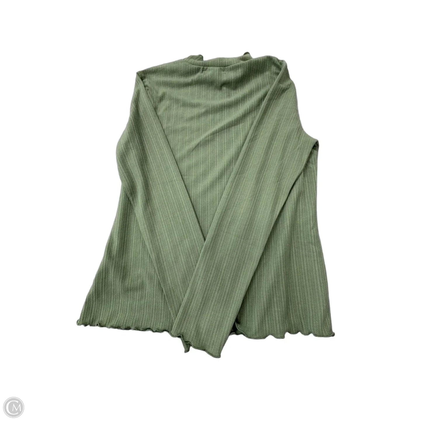 Top Long Sleeve By 89th And Madison In Green, Size: M