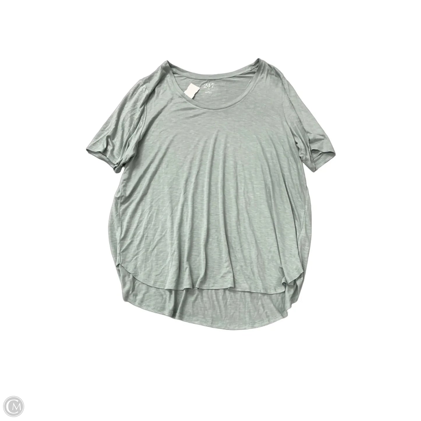 Top Short Sleeve Basic By Maurices In Blue, Size: 2x