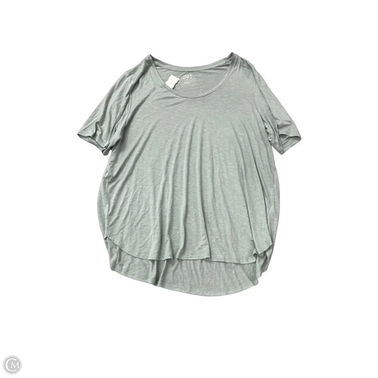 Top Short Sleeve Basic By Maurices In Blue, Size: 2x