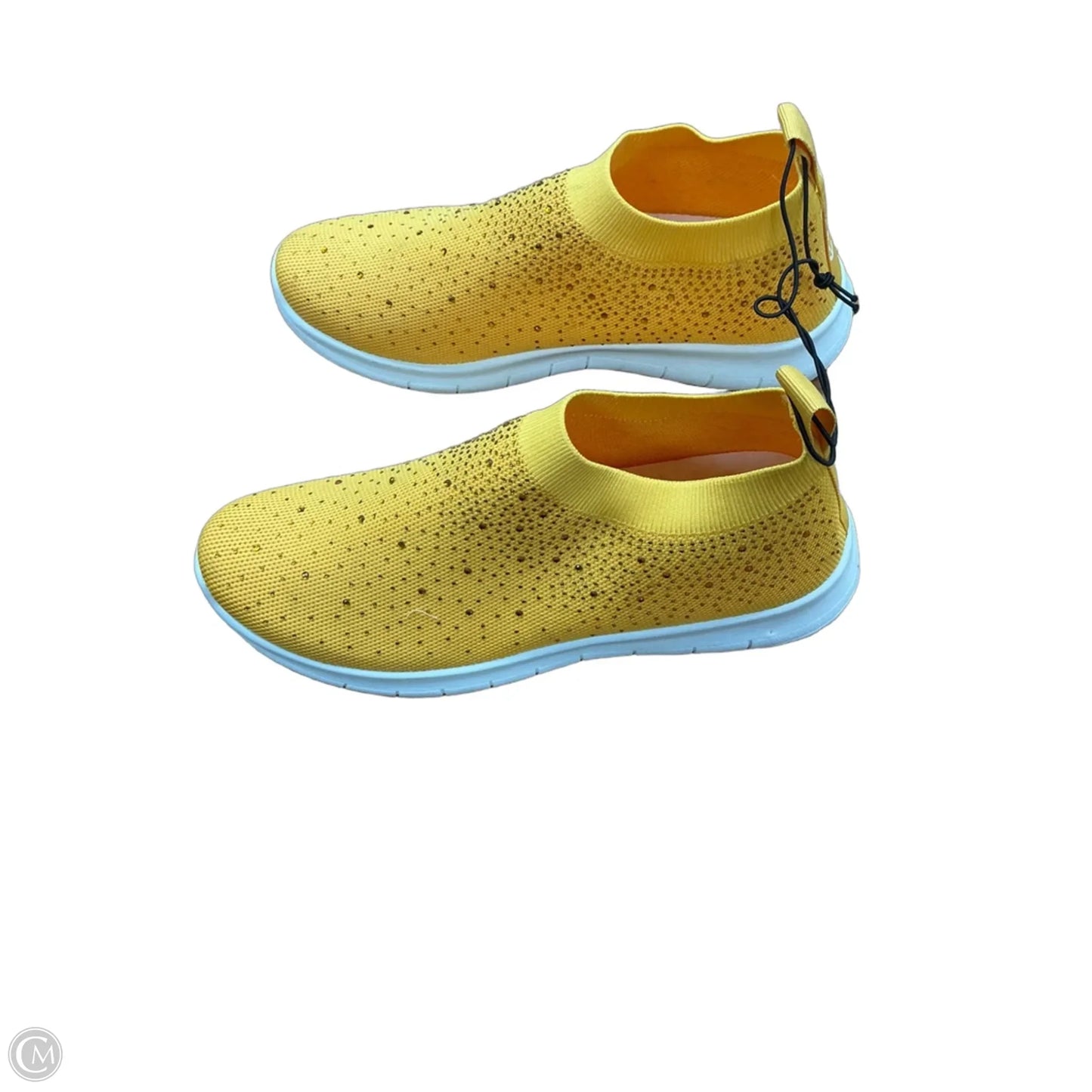 Shoes Sneakers By Clothes Mentor In Yellow, Size: 11