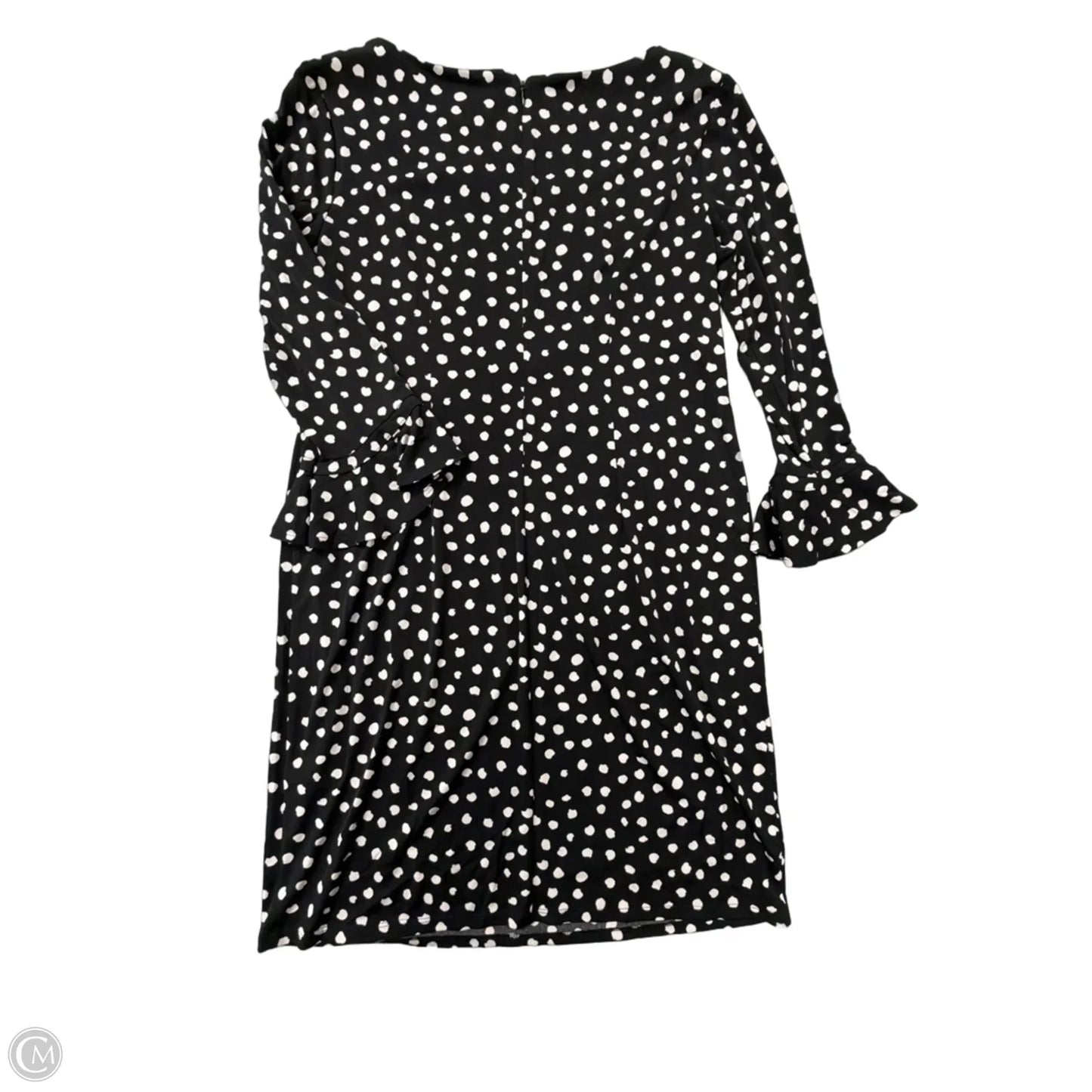Dress Casual Midi By Jessica Howard In Polkadot Pattern, Size: L