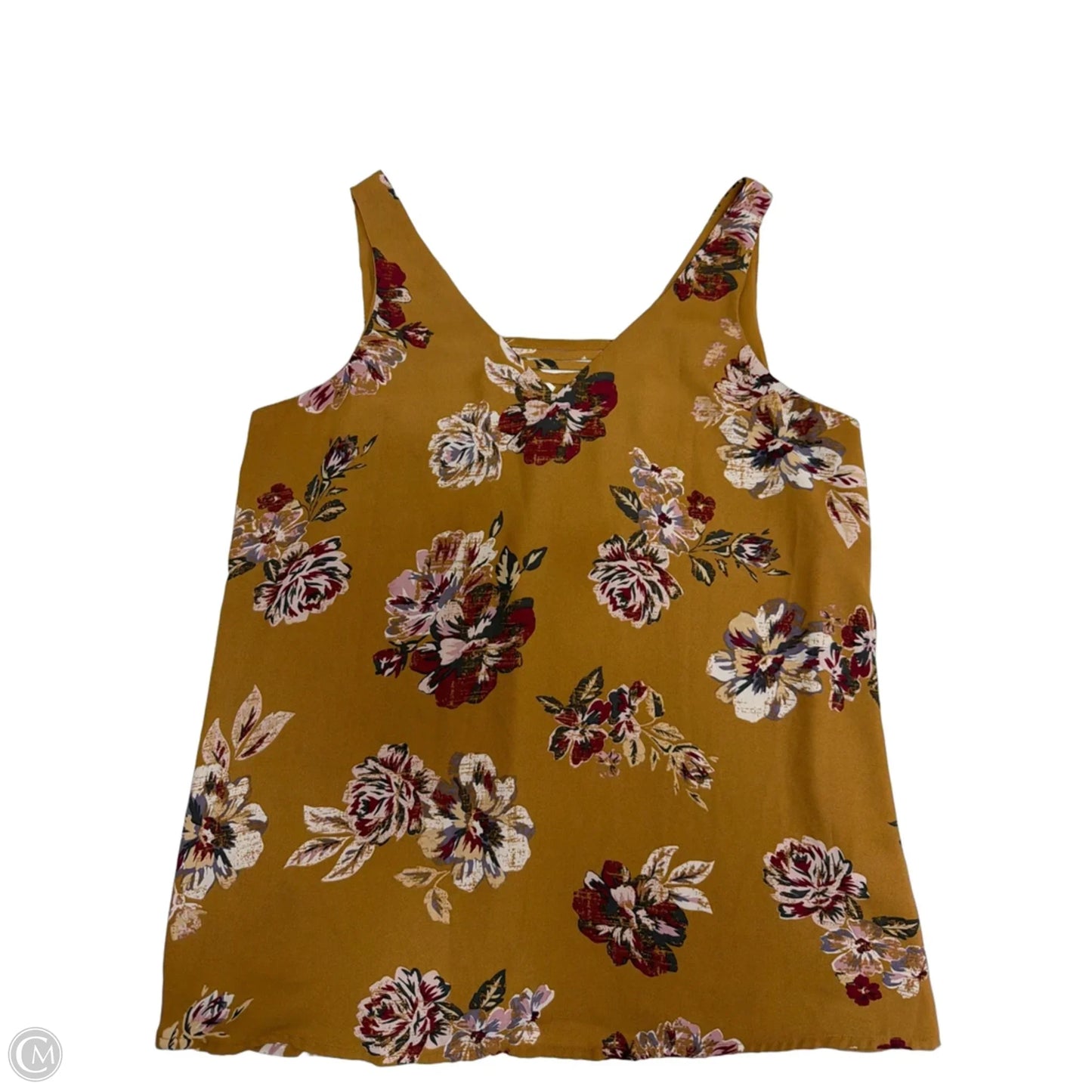 Top Sleeveless By Maurices In Floral Print, Size: S