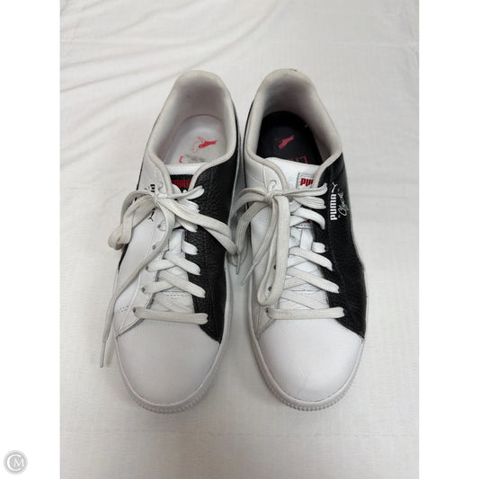 Shoes Sneakers By Puma In Black & White, Size: 8