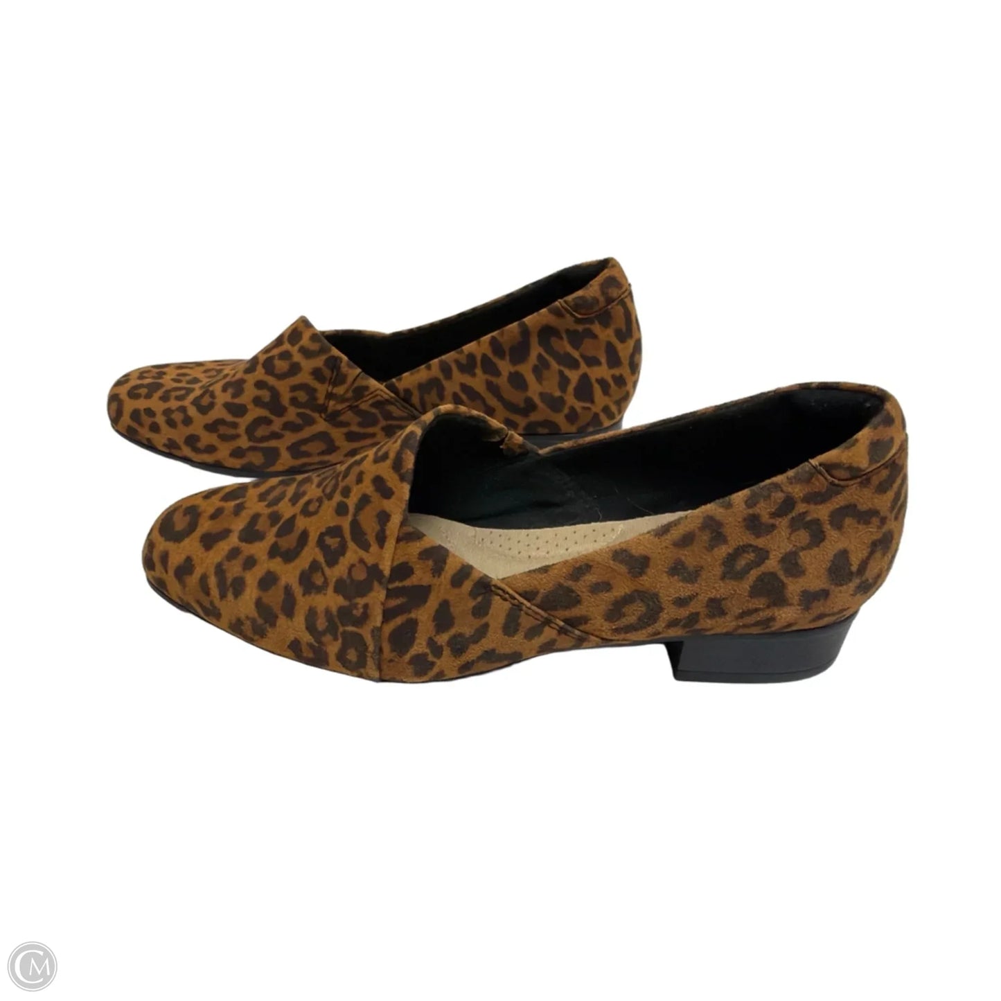 Shoes Heels Block By Clarks In Animal Print, Size: 6