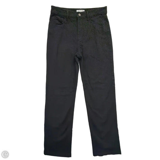 Jeans Wide Leg By Loft In Black, Size: 4
