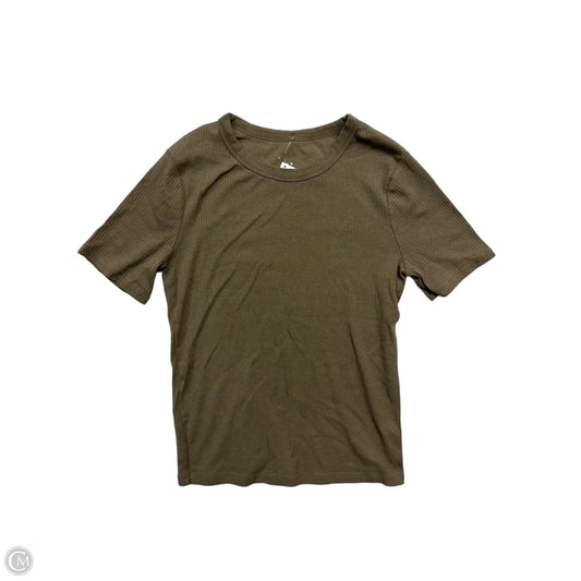Top Short Sleeve By A New Day In Grey, Size: M