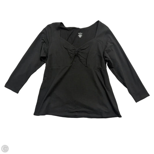 Top Long Sleeve By Torrid In Black, Size: 4x