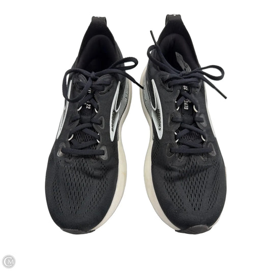 Shoes Athletic By Brooks In Black & White, Size: 10