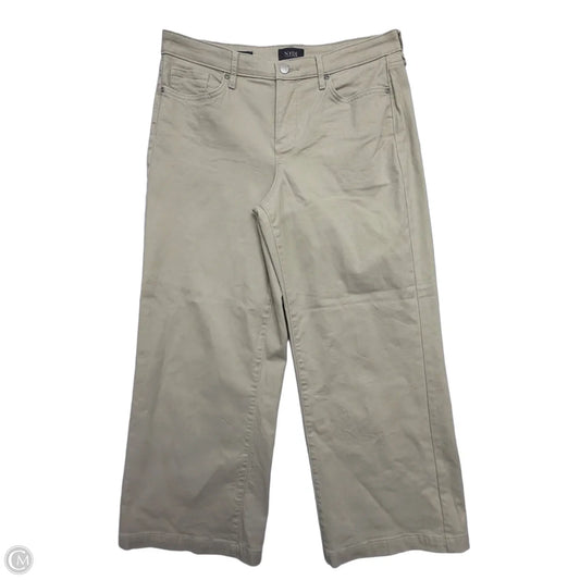 Jeans Wide Leg By Not Your Daughters Jeans In Tan, Size: 10