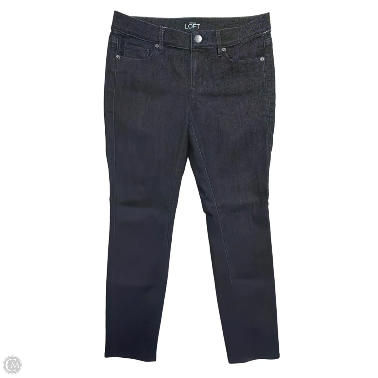 Jeans Skinny By Loft In Blue Denim, Size: 8