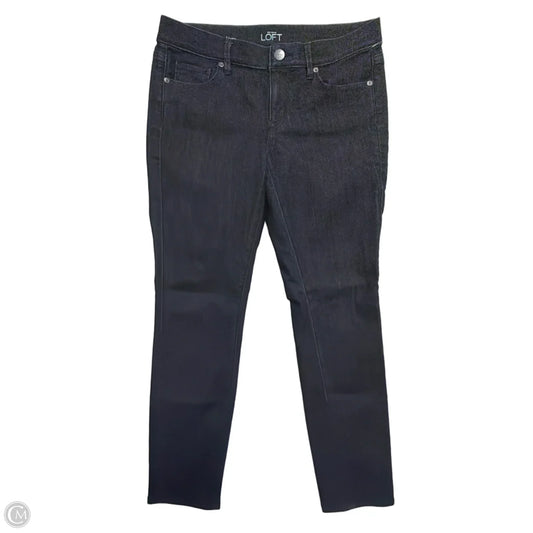 Jeans Skinny By Loft In Blue Denim, Size: 8