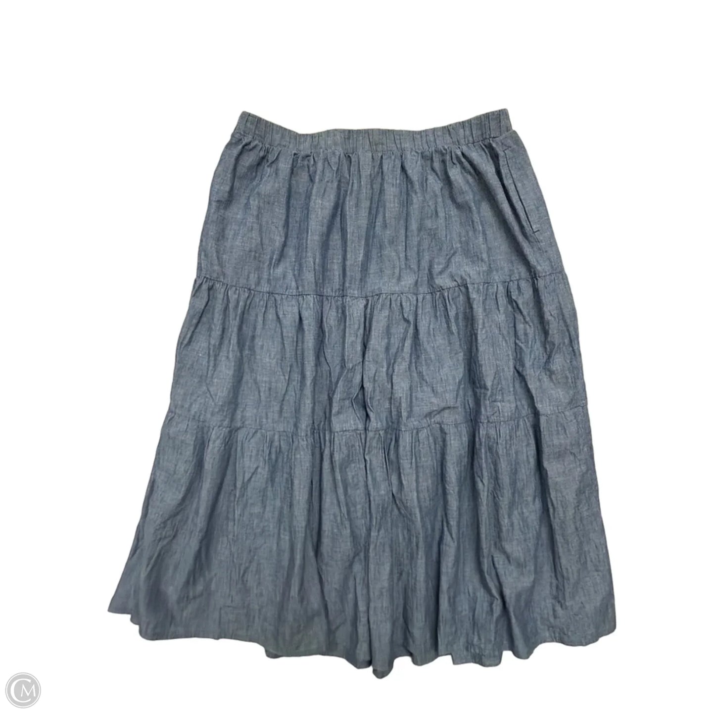 Skirt Maxi By Lane Bryant In Blue, Size: 1x