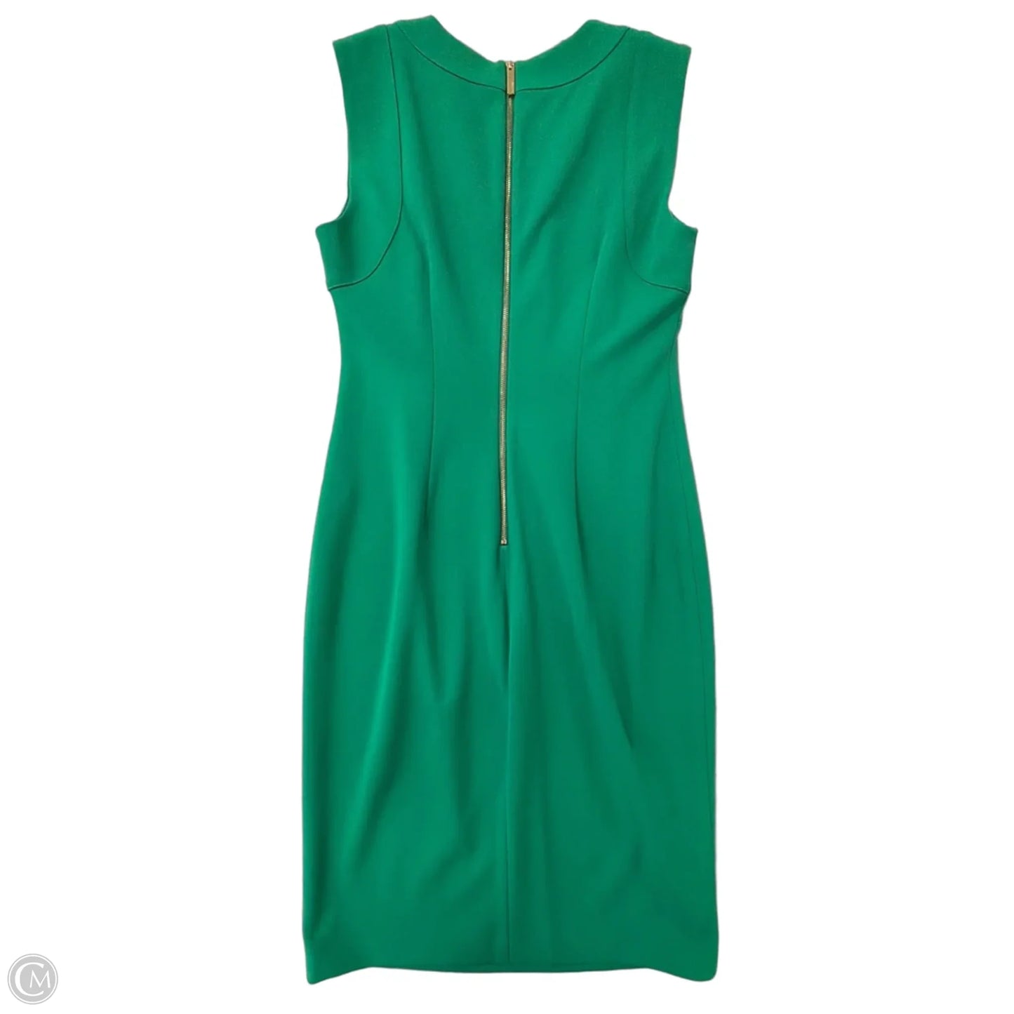 Dress Work By Calvin Klein In Green, Size: S