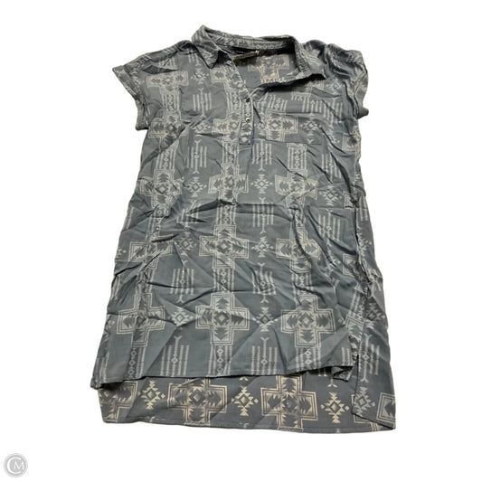Tunic Short Sleeve By Rock And Republic In Blue, Size: L