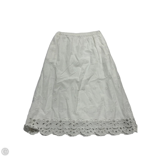 Skirt Midi By Old Navy In White, Size: S