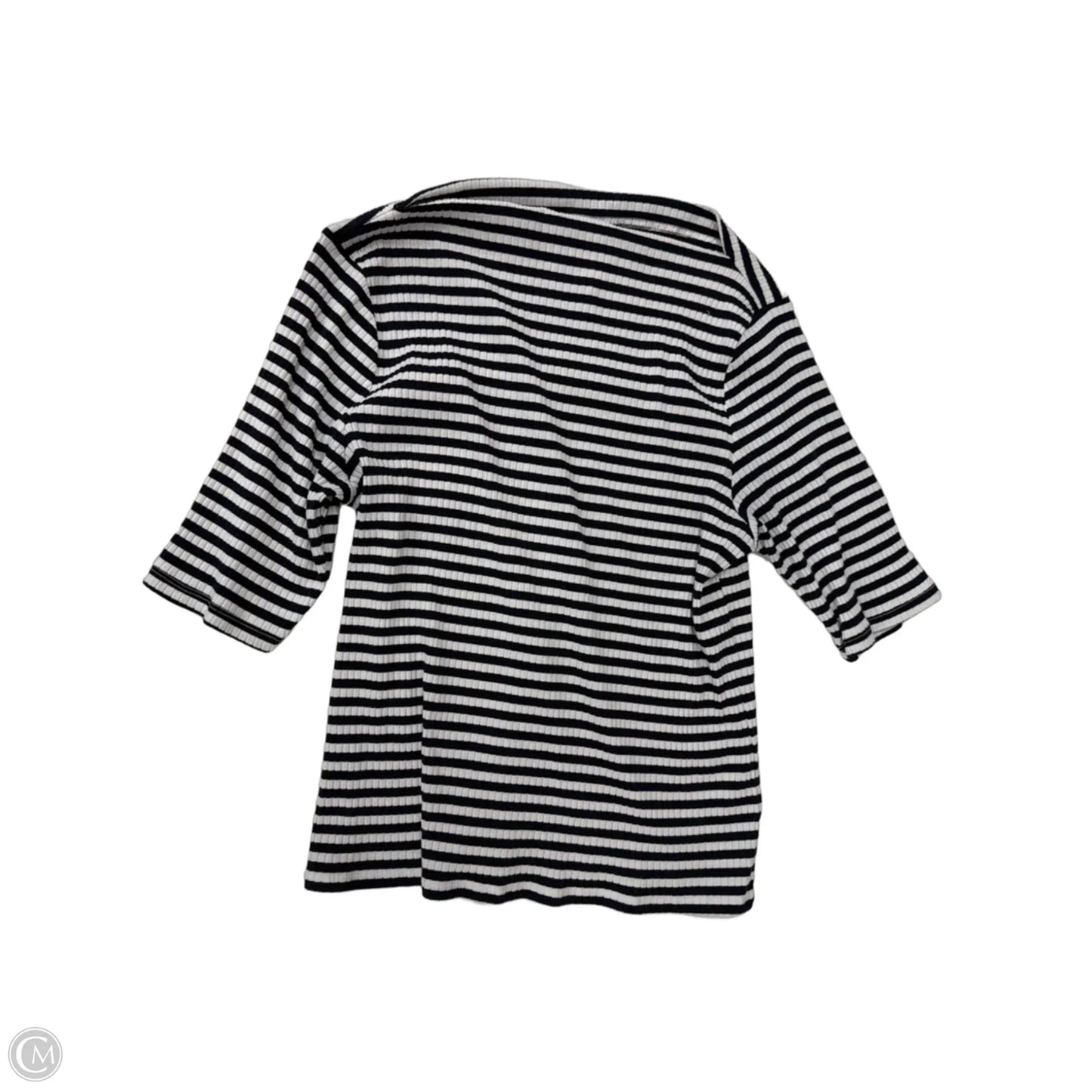 Top Short Sleeve By Old Navy In Striped Pattern, Size: Xl