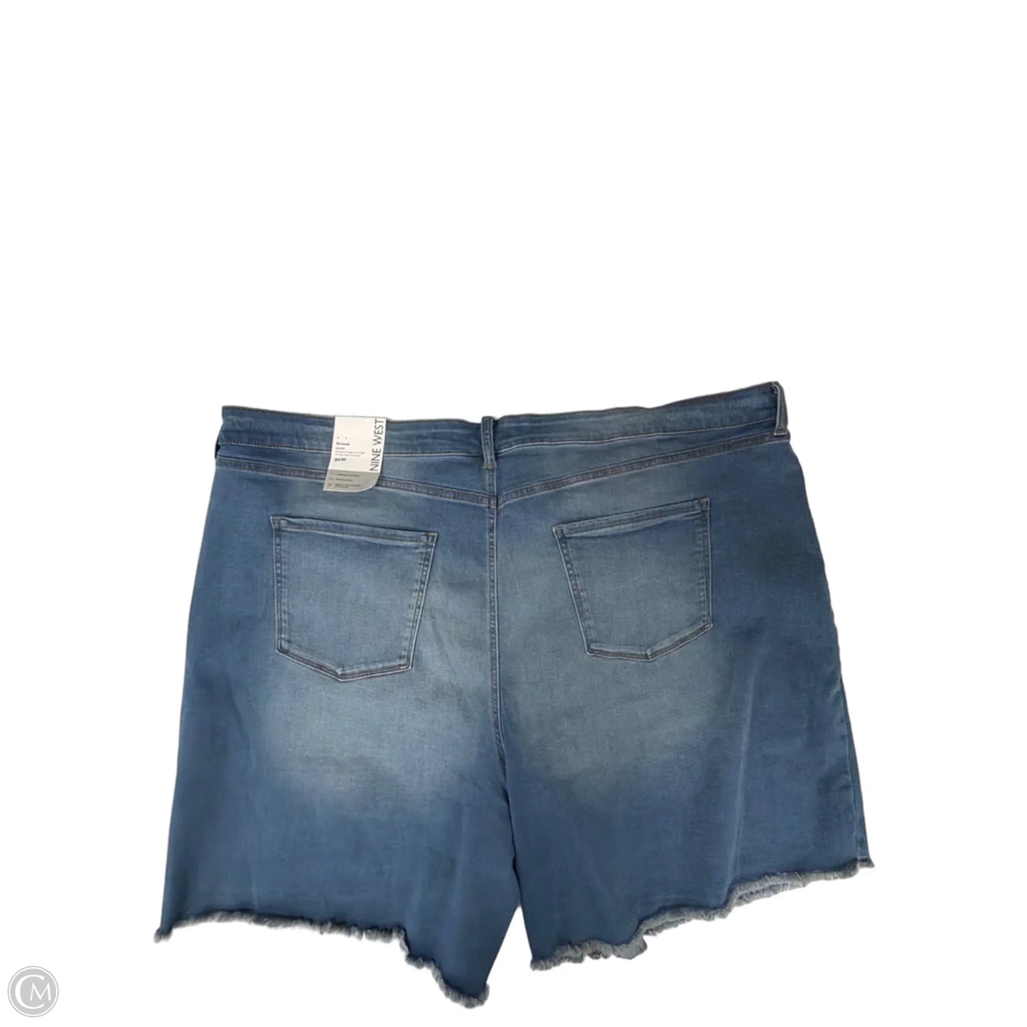 Shorts By Nine West In Blue Denim, Size: 30