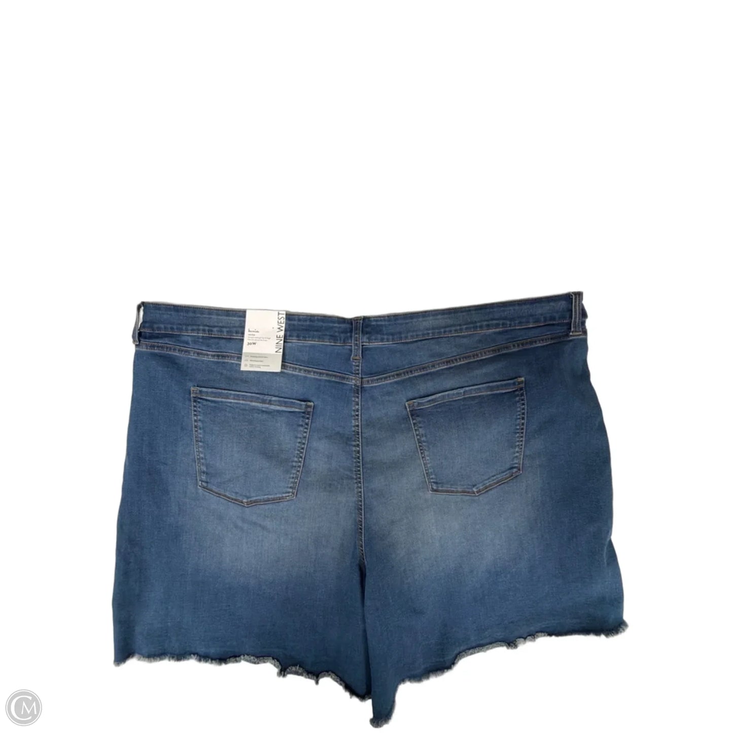 Shorts By Nine West In Blue Denim, Size: 30