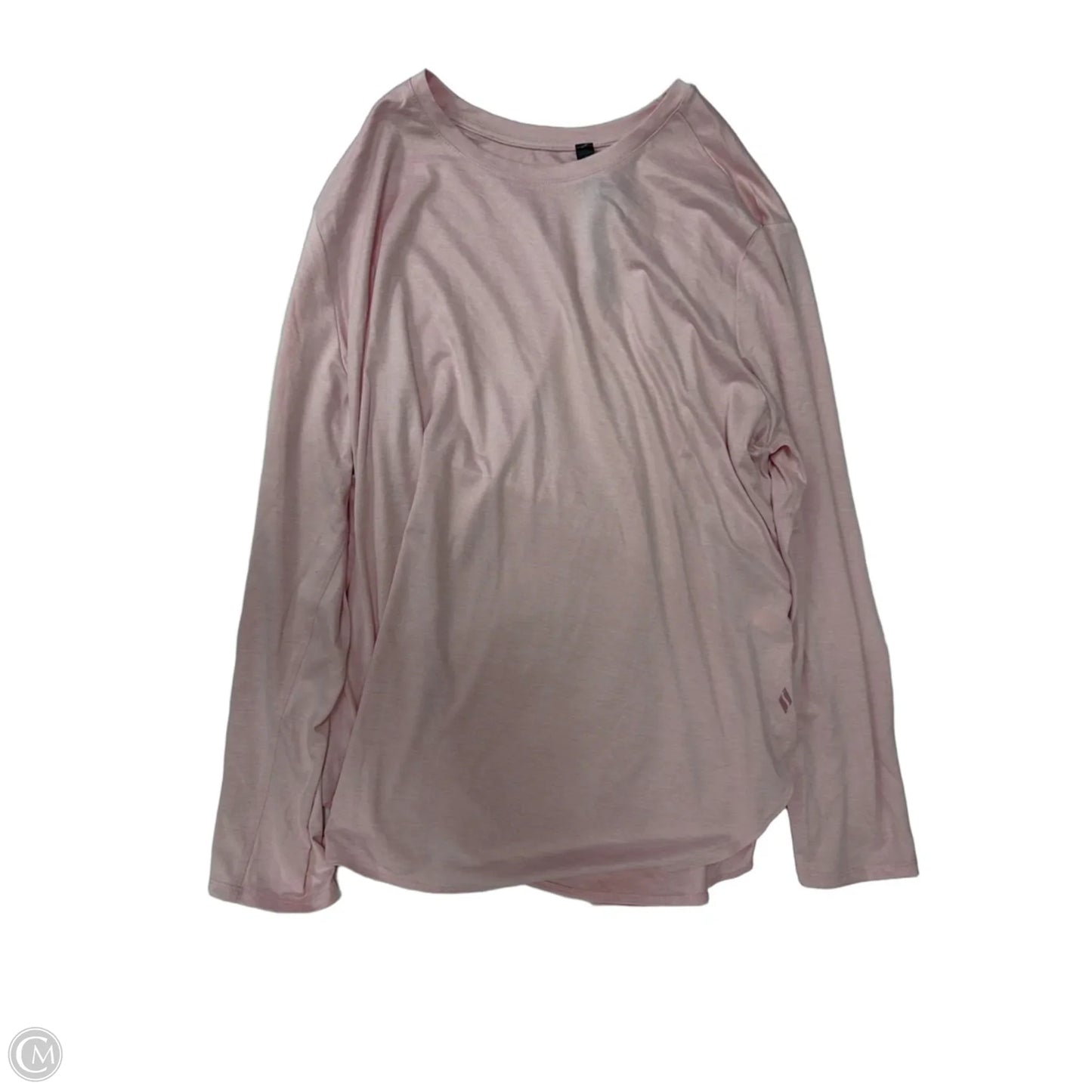 Athletic Top Long Sleeve Crewneck By Skechers In Pink, Size: 2x