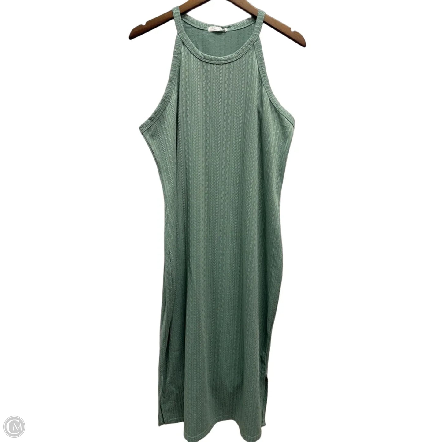 Dress Casual Midi By Ekouaer In Green, Size: Xl