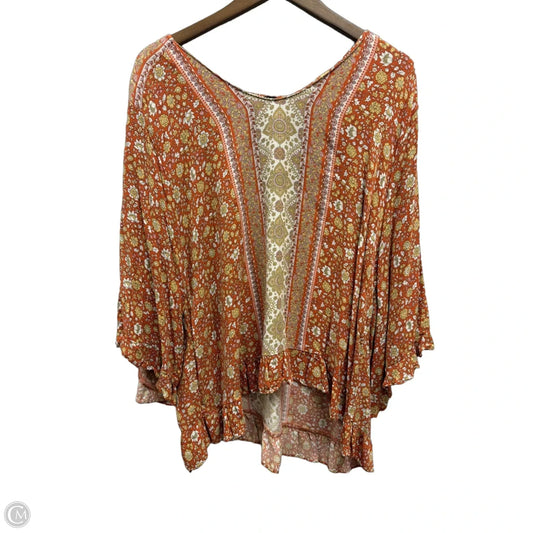 Top 3/4 Sleeve By Cynthia Rowley In Multi-colored, Size: 2x
