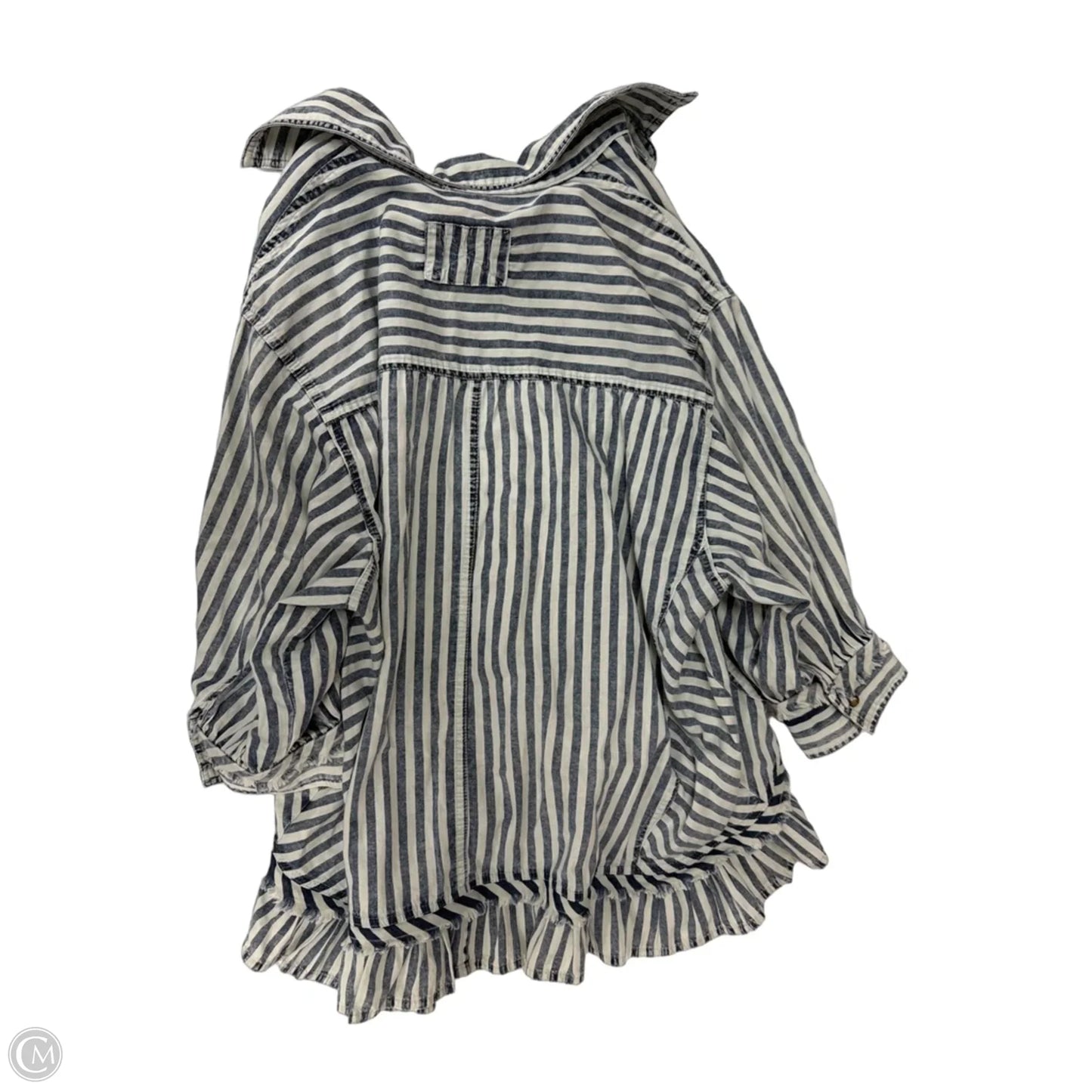 Top Long Sleeve By Clothes Mentor In Striped Pattern, Size: S