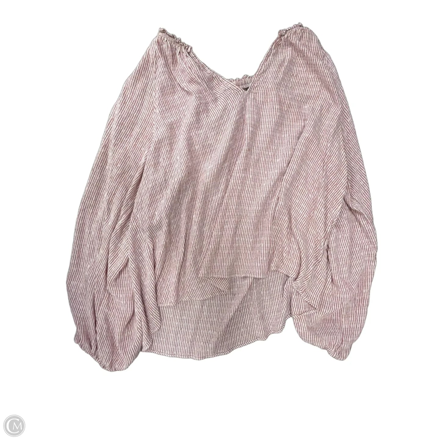 Top Long Sleeve By Old Navy In Striped Pattern, Size: L