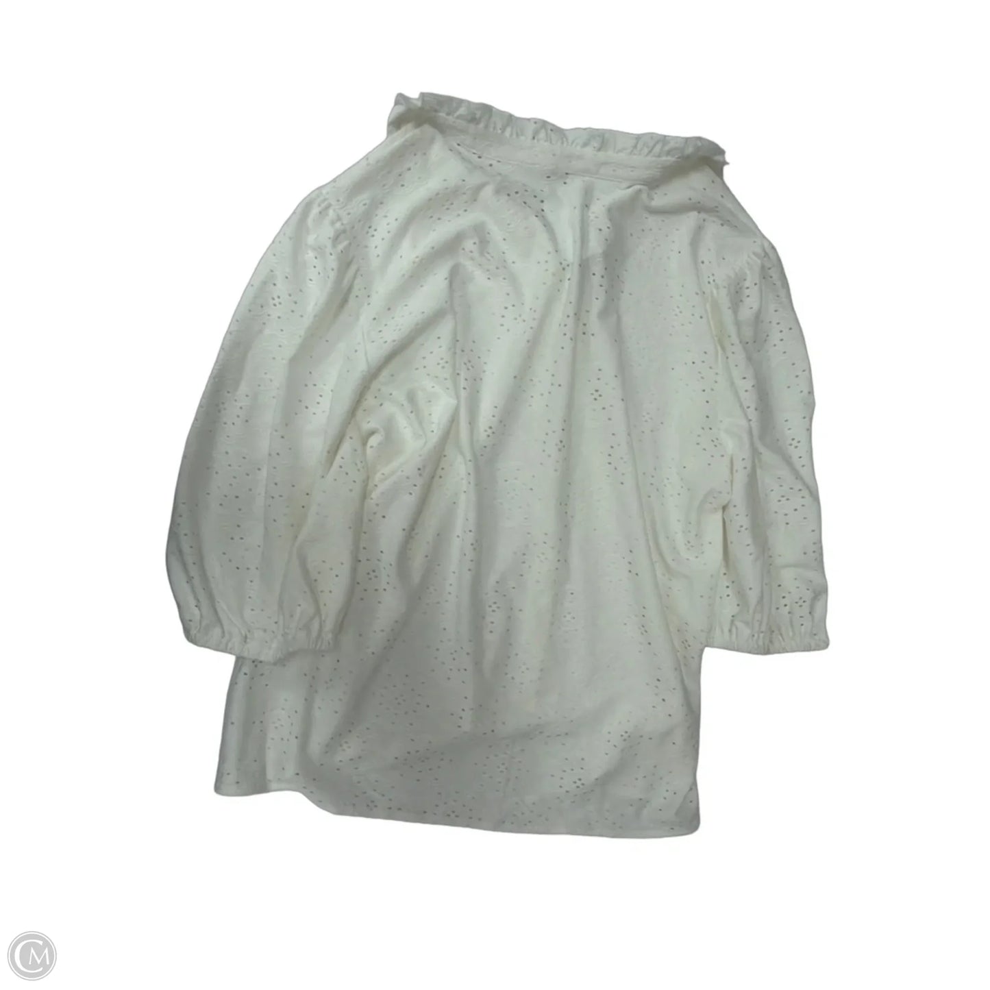 Top Short Sleeve By Market & Spruce In White, Size: M