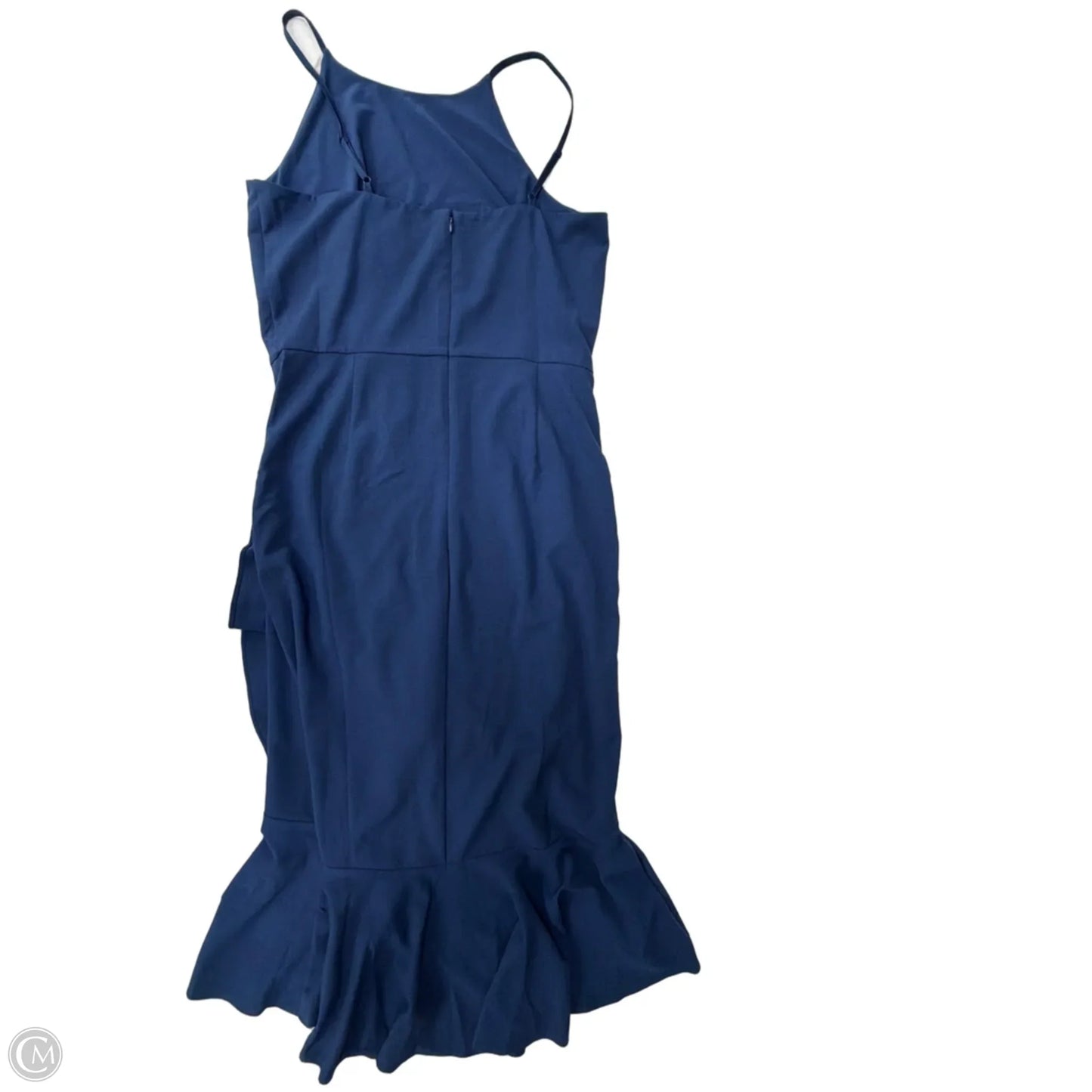 Dress Casual Midi By White House Black Market In Blue, Size: L