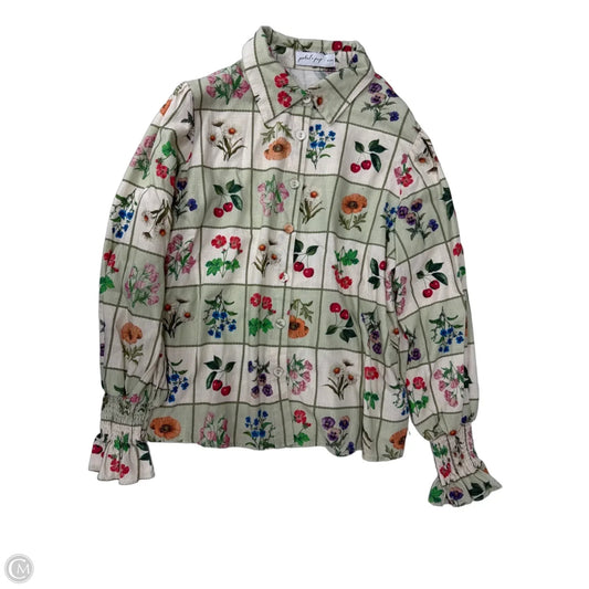 Top Short Sleeve By Petal & Pup In Multi-colored, Size: S