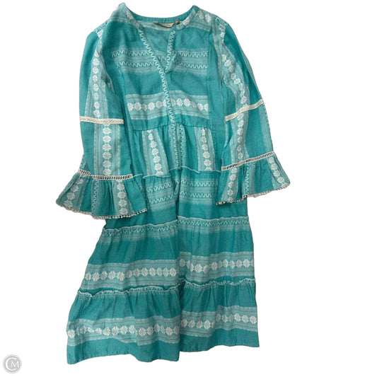 Dress Casual Midi By Soft Surroundings In Aqua, Size: M